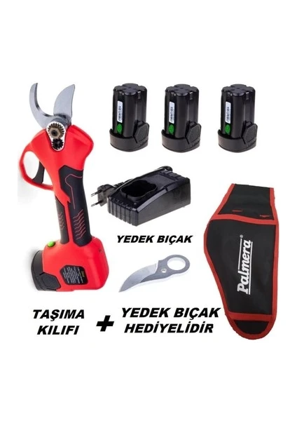 F21 3 Akülü Budama Makası Yedek Bıçaklı