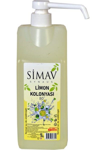 Termal Sulu Limon Kolonyası Spreyli Şişe - 1 Lt