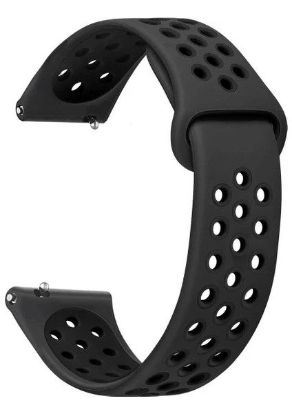 Honor Magic Watch-Watch 2 46MM / Honor Watch Gs Pro Uyumlu Delikli Spor Yumuşak Silikon Kordon Kayış