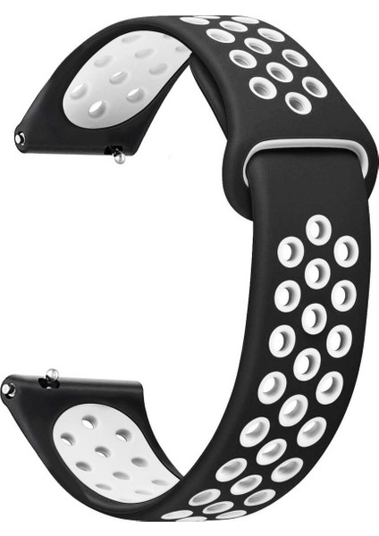 Honor Magic Watch-Watch 2 46MM / Honor Watch Gs Pro Uyumlu Delikli Spor Yumuşak Silikon Kordon Kayış