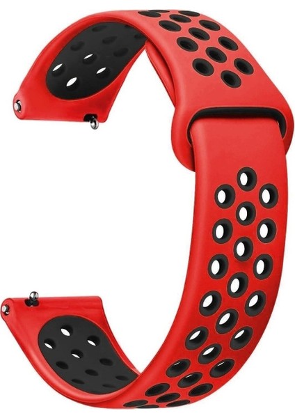Honor Magic Watch-Watch 2 46MM / Honor Watch Gs Pro Uyumlu Delikli Spor Yumuşak Silikon Kordon Kayış