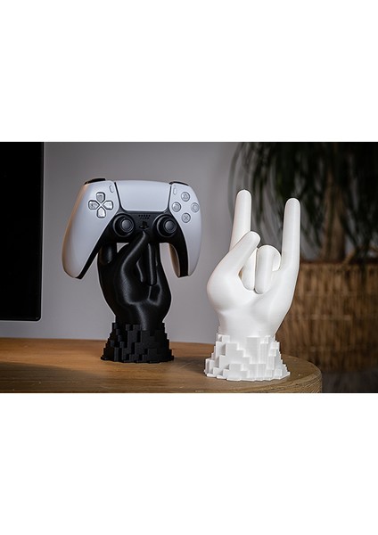 Dekoratif Joystick Standı 2 Adet Kol Tutucu Xbox/ps4/ps5 Uyumlu