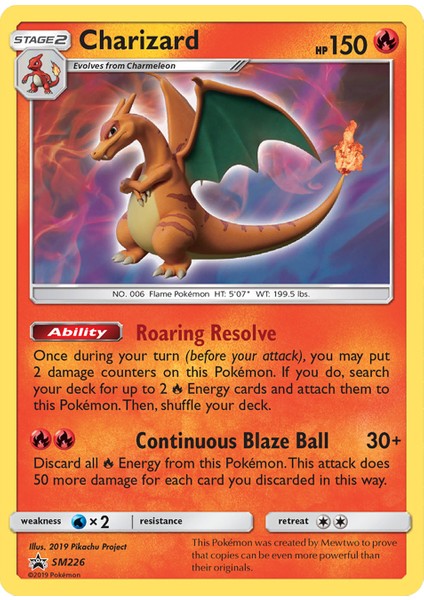 Pokemon Charizard 150HP Kart