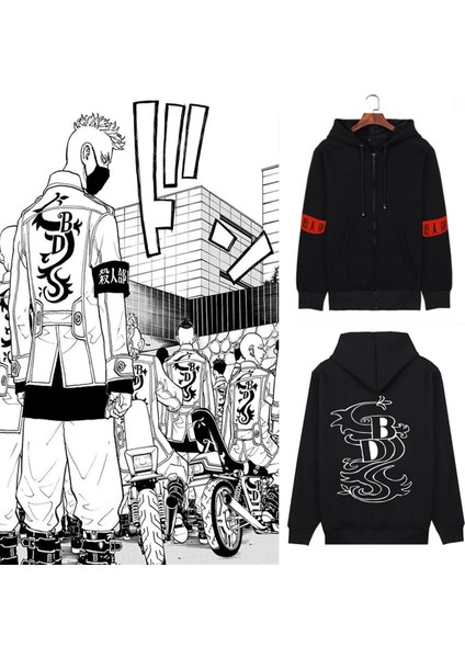 Touz Anime Tokyo Revengers Manga Siyah Hırka modelleri