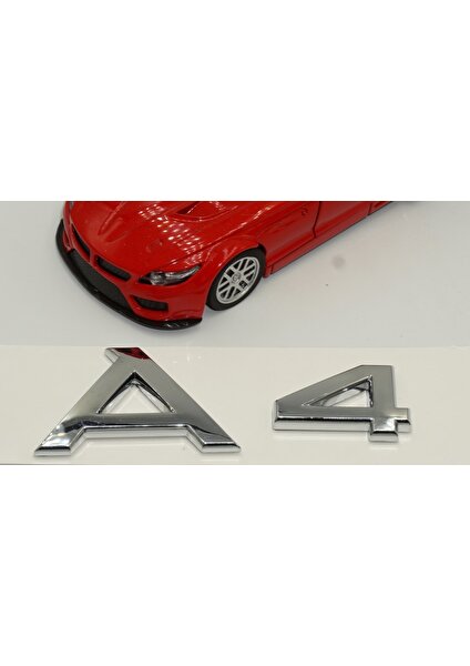 DK Tuning Audi A4 Bagaj Krom 3m Yazı Logo Orjinal Ürün