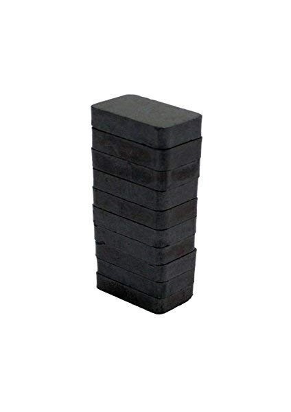 40X25X10 mm Köşeli Ferrit Kömür Seramik Magnet Siyah fiyatları