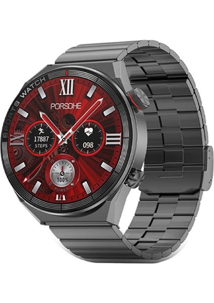 Dt3 Mate Akıllı Saat 2022 1.5 Inç Tam Dokunmatik Çift Kordon Gps Bt Çağrı Dt3