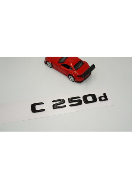 C 250D Bagaj Parlak Siyah Abs 3m 3D Yazı Logo