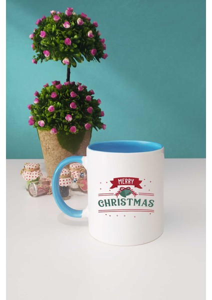 Merry Christmas Yılbaşı Hediyesi Mavi Kupa Bardak Kalemlik Anahtarlık fiyatları