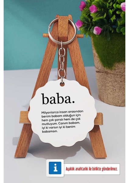 Babaya Hediye Baba Kupa Bardak ve Anahtarlık