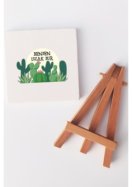 Benden Uzak Dur Kaktüs Oval Kupa Bardak Dekoratif Taş Anahtarlık fırsatları