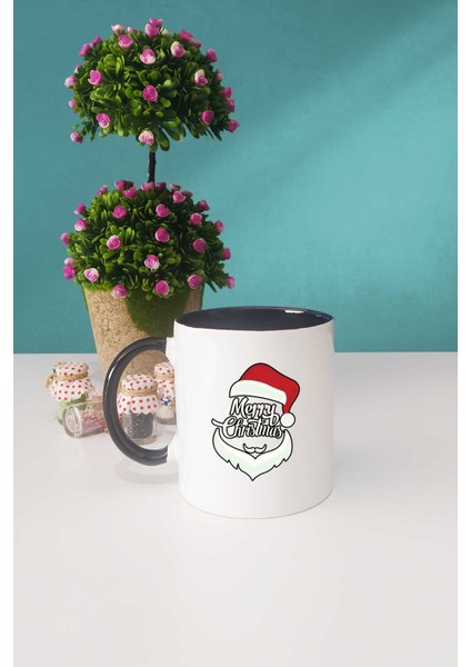Merry Christmas Yılbaşı Hediyesi Siyah Kupa Bardak Kalemlik Anahtarlık fiyatları