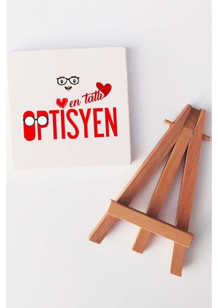 En Tatlı Optisyen Hediye Lacivert Kupa Bardak Dekoratif Taş
