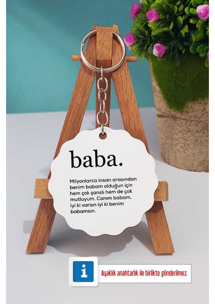 Babaya Hediye Baba Türk Kahvesi Fincanı Beyaz ve Anahtarlık fiyatları