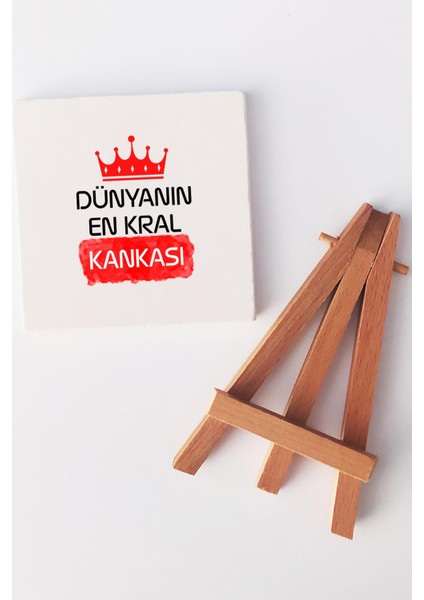 Kankaya Hediye Dünyanın En Kral Kankası Dekoratif Taş Anahtarlık Kalemlik fiyatları
