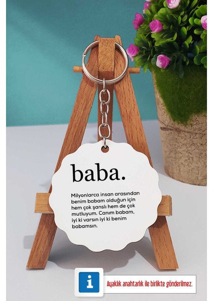 Babaya Hediye Baba Kalemlik ve Anahtarlık