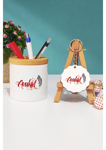 Avukata Hediye Avukat Kalemlik ve Anahtarlık