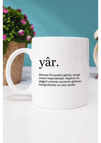 Sevgililer Günü Hediyesi Yar Kupa Bardak ve Anahtarlık