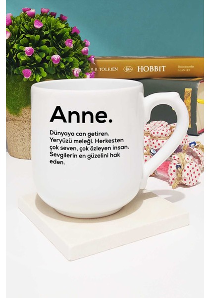 Anneler Günü Hediyesi Anne Oval Kupa Bardak Anahtarlık modelleri