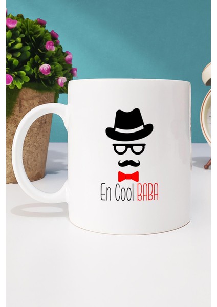 En Cool Baba Babaya Hediye Kupa Bardak ve Anahtarlık