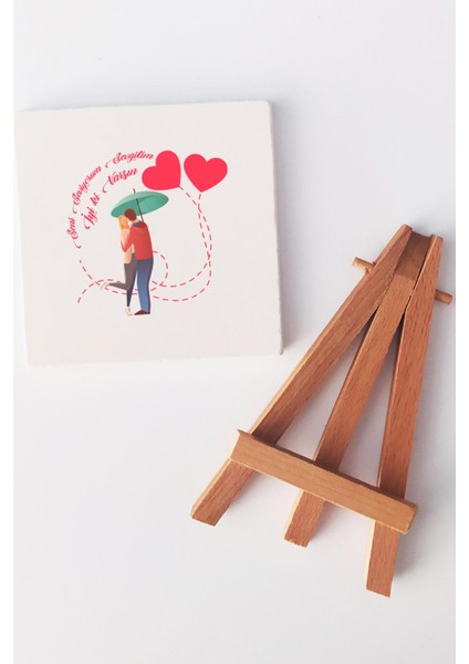 Seni Seviyorum Sevgilim Dekoratif Taş Anahtarlık Kalemlik fiyatları