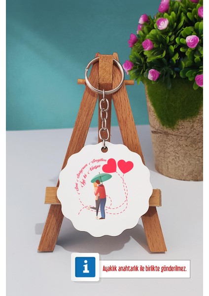 Seni Seviyorum Sevgilim Dekoratif Taş Anahtarlık Kalemlik fırsatları