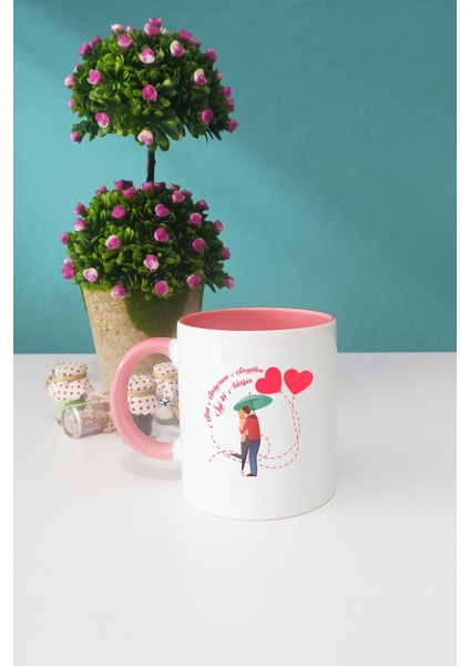Seni Seviyorum Sevgilim Pembe Kupa Bardak Kalemlik Anahtarlık fiyatları