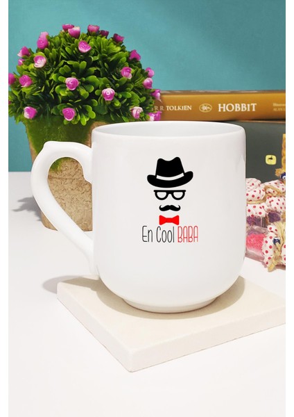 En Cool Baba Babaya Hediye Oval Kupa Bardak Dekoratif Taş