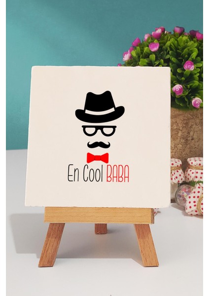 En Cool Baba Babaya Hediye Oval Kupa Bardak Dekoratif Taş