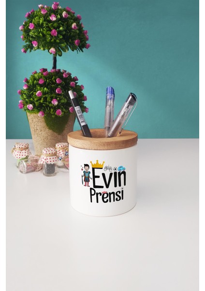 Evin Prensi Kupa Bardak Beyaz ve Kalemlik modelleri