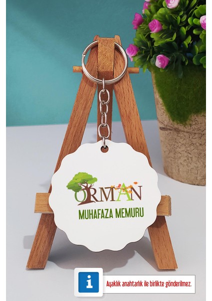 Orman Muhafaza Memuru Kalemlik ve Anahtarlık