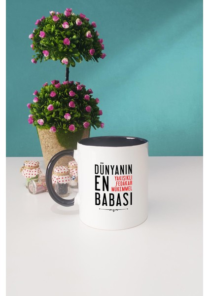Babalar Günü Hediyesi Siyah Kupa Bardak Kalemlik fiyatları