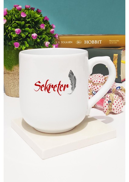 Sekretere Hediye Sekreter Oval Kupa Bardak Anahtarlık modelleri