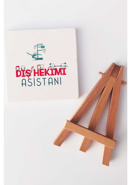 Diş Hekimi Asistanı Turuncu Kupa Bardak Dekoratif Taş fırsatları