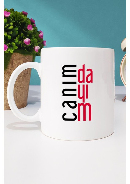 Dayıya Hediye Canım Dayım Kupa Bardak ve Anahtarlık