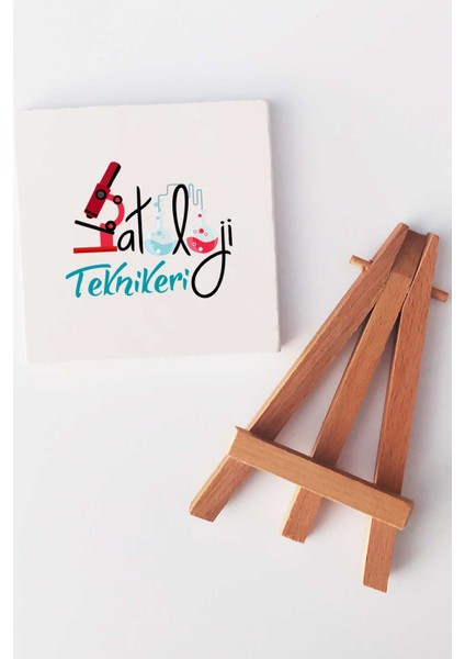 Patoloji Teknikeri Siyah Kupa Bardak Dekoratif Taş
