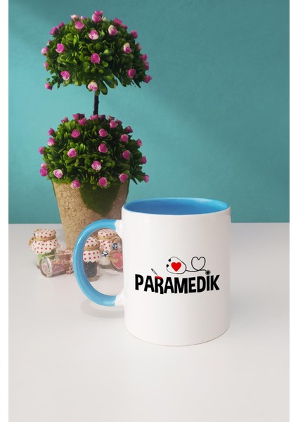 Paramedik Hediye Mavi Kupa Bardak Kalemlik fiyatları