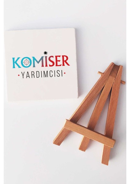 Komiser Yardımcısı Hediye Turuncu Kupa Bardak Dekoratif Taş Anahtarlık