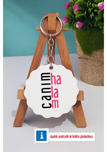 Halaya Hediye Canım Halam Türk Kahvesi Fincanı Beyaz ve Anahtarlık fiyatları