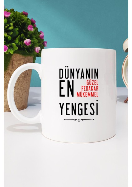 Yengeye Hediye Kupa Bardak ve Anahtarlık