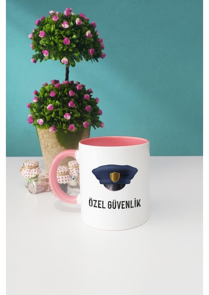 Özel Güvenlik Pembe Kupa Bardak Kalemlik fiyatları