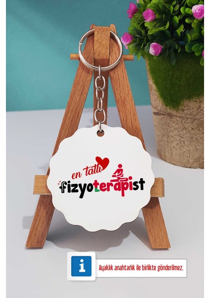 En Tatlı Fizyoterapist Türk Kahvesi Fincanı Beyaz ve Anahtarlık fiyatları