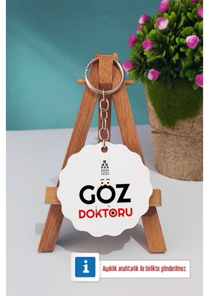 Göz Doktoru Hediye Lacivert Kupa Bardak Kalemlik Anahtarlık