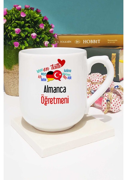 En Tatlı Almanca Öğretmeni Oval Kupa Bardak Kalemlik