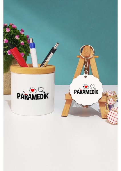 Paramedik Hediye Kalemlik ve Anahtarlık
