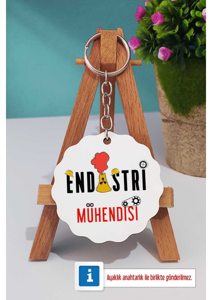 Endüstri Mühendisi Hediye Türk Kahvesi Fincanı Ahşap Altlıklı ve Anahtarlık modelleri