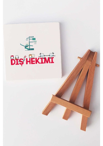 Diş Hekimi Hediye Dekoratif Taş Baskı