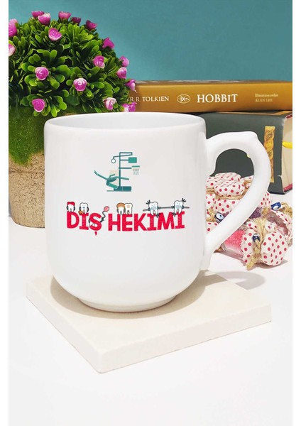 Diş Hekimi Hediye Oval Kupa Bardak Kalemlik Anahtarlık modelleri