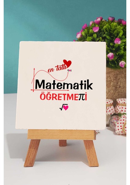 En Tatlı Matematik Öğretmeni Dekoratif Taş Anahtarlık Kalemlik indirimleri