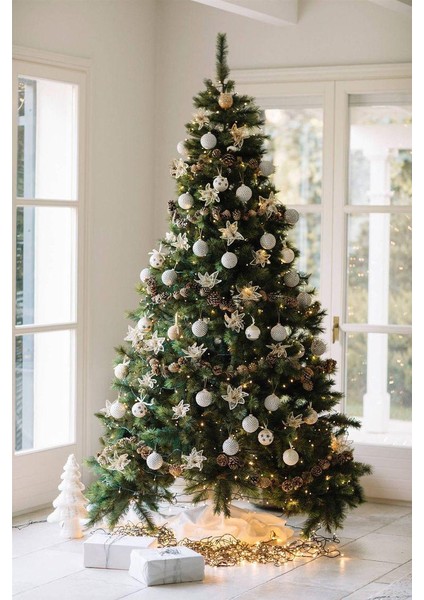 Christmas Tree - Yılbaşı Ağacı - Gür Dallı - 210 cm Ağaç